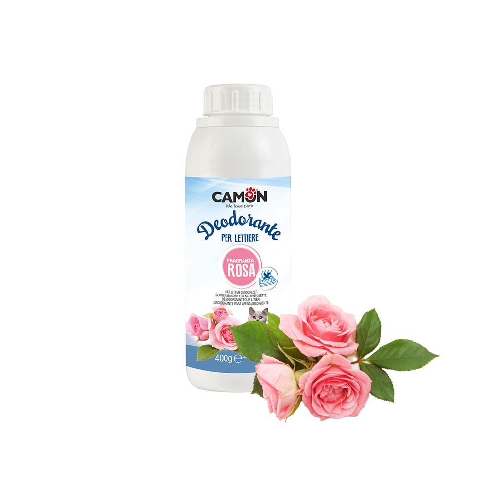 DESODORANTE SANITARIO CAMON PARA GATOS ROSA 400GR - 2