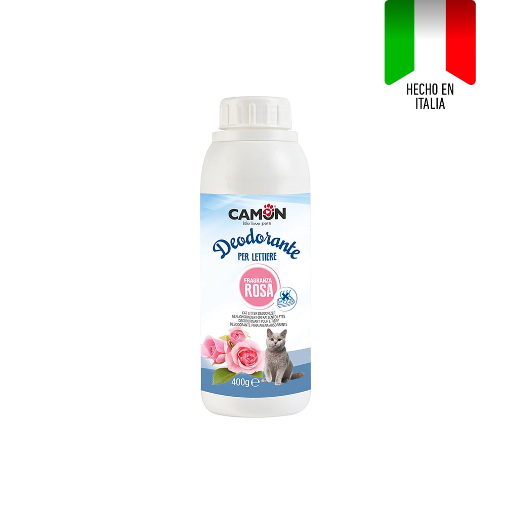 DESODORANTE SANITARIO CAMON PARA GATOS ROSA 400GR - 3