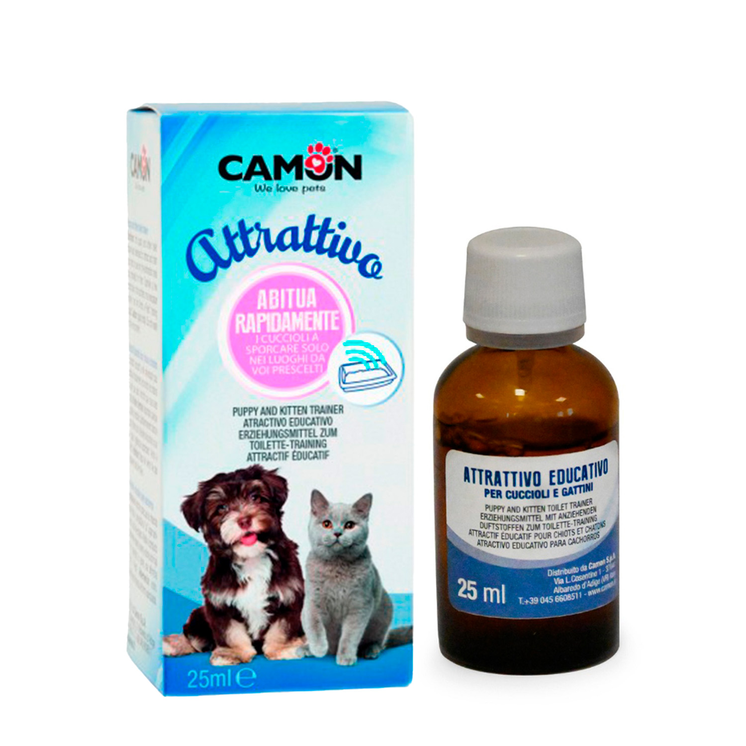 REPELENTE PERROS GATOS EDUCADOR SANITARIO CAMON 25 ML - 3