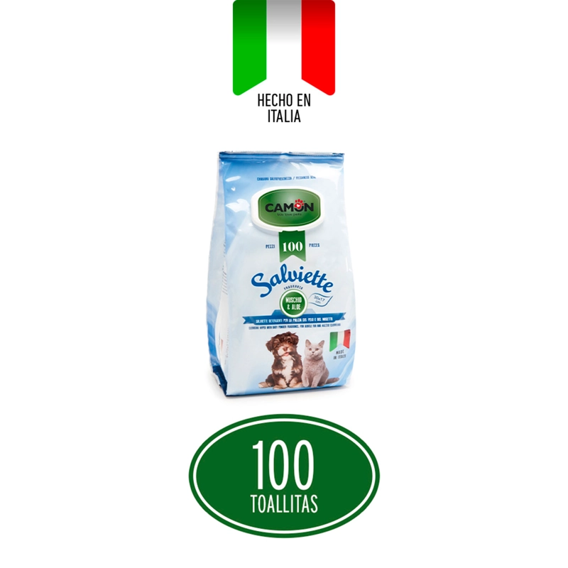 TOALLITAS HUMEDAS CAMON ALOE VERA100UN - 6