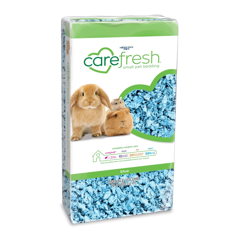 SUSTRATO PERROS GATOS HEALTHY PET CELULOSA CAREFRESH 10 L AZUL - 1