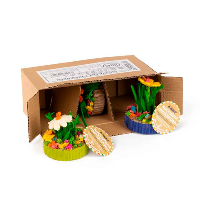 JUGUETE HAMSTERS Y RATONES PREVUE JARDIN MINI SUCULENTAS 3 UN - 2