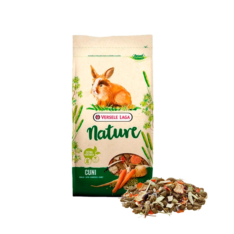 ALIMENTO SECO CONEJOS COBAYOS 700 GR NATURE VERSELE LAGA - 2