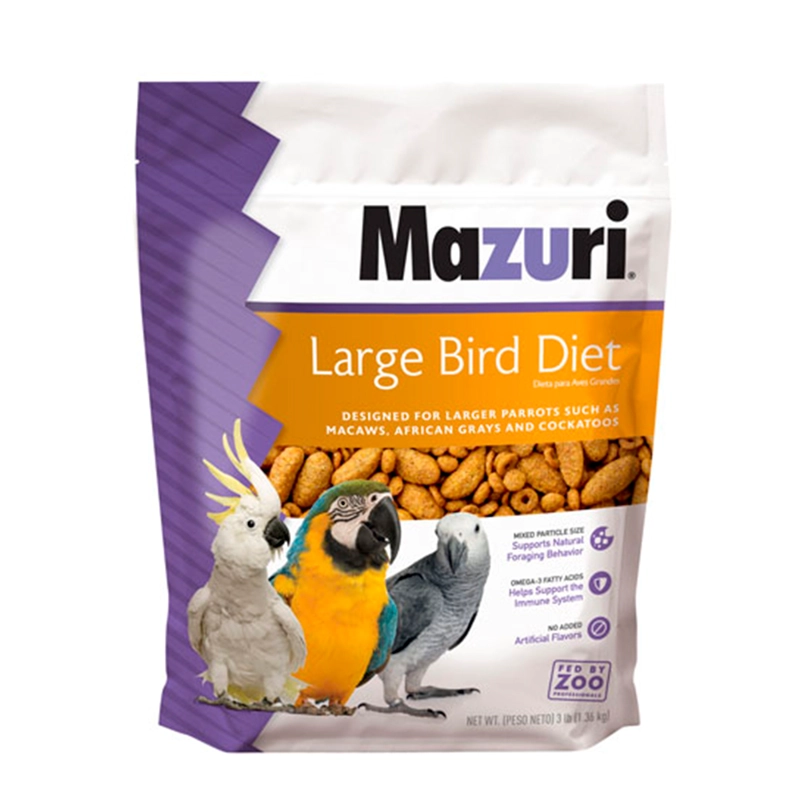 ALIMENTO SECO AVES MAZURI RAZA GRANDE 1.36 KG - 1
