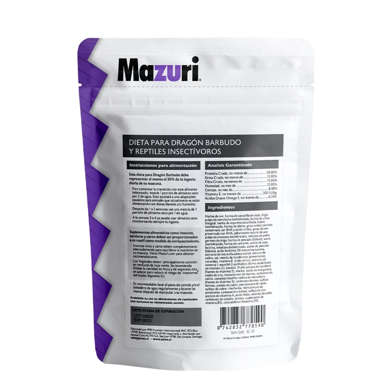 MAZURI ALIMENTO DRAGON BARBUDO 200 GR - 2