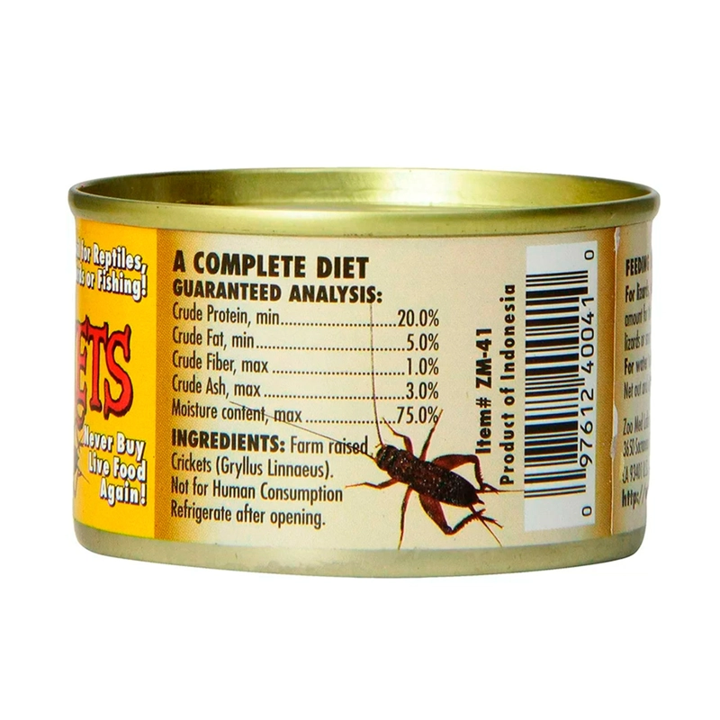 LATA DE GRILLOS ZOOMED GRANDES PARA REPTILES - 2