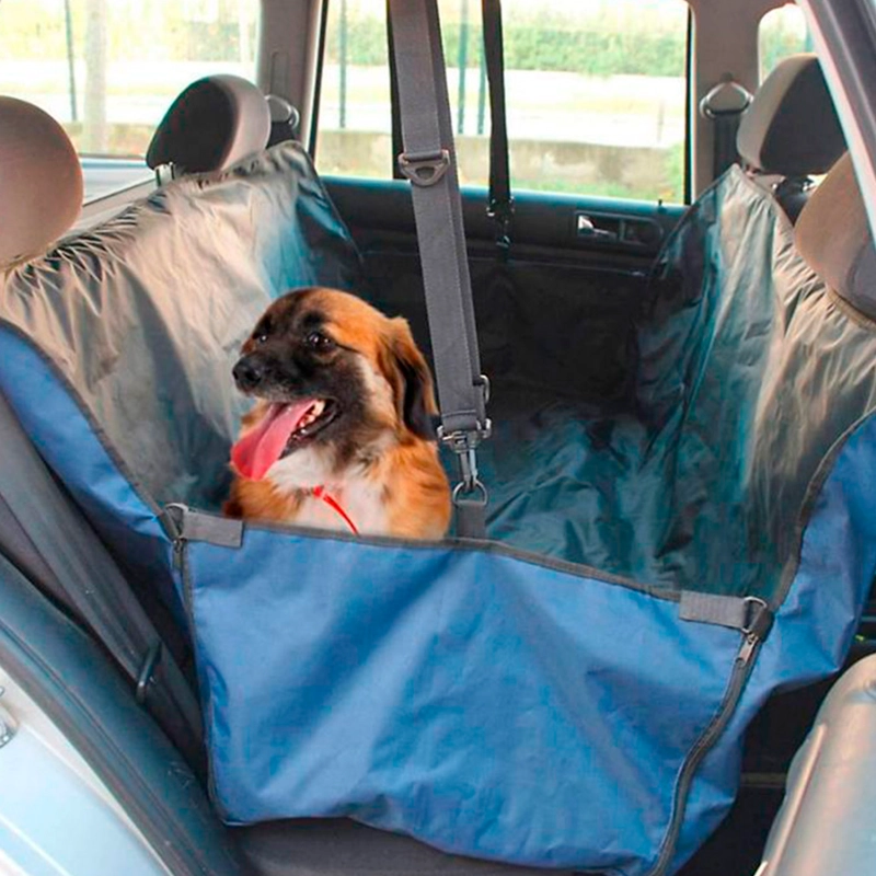 CUBRE ASIENTO PERRO AUTO CAMON IMPERMEABLE 130X135 CM - 3