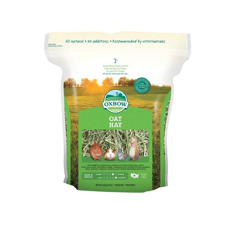 ALIMENTO SECO CONEJOS COBAYOS SABOR AVENA 425 GR HENO OXBOW - 1