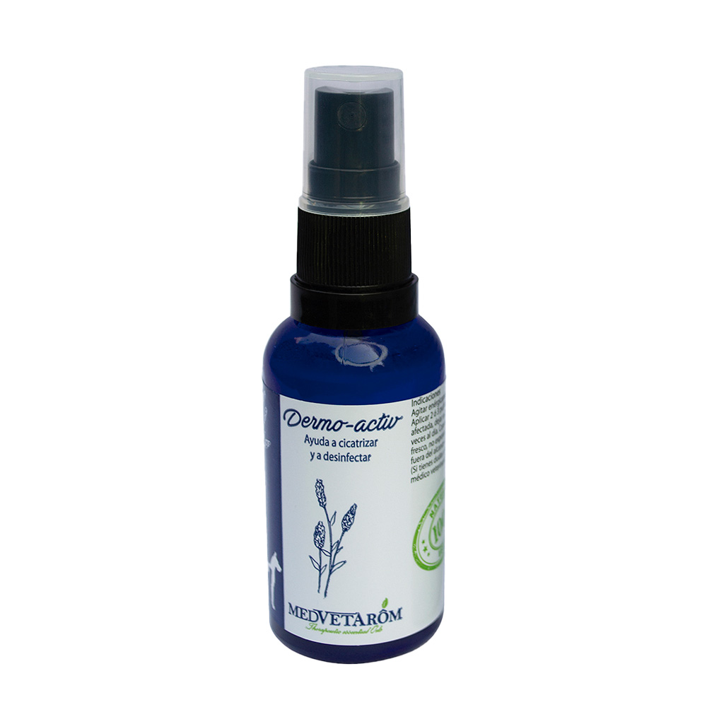 SUPLEMENTO PERROS GATOS MEDVETAROM 30 ML DERMO ACTIV SPRAY AROMATERAPIA - 3