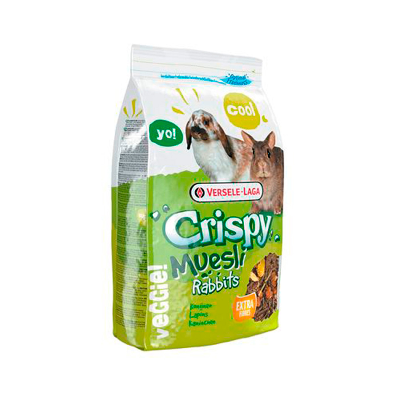 ALIMENTO SECO CONEJOS COBAYOS 2.75 KG VERSELE LAGA CRISPY MUESLI - 1