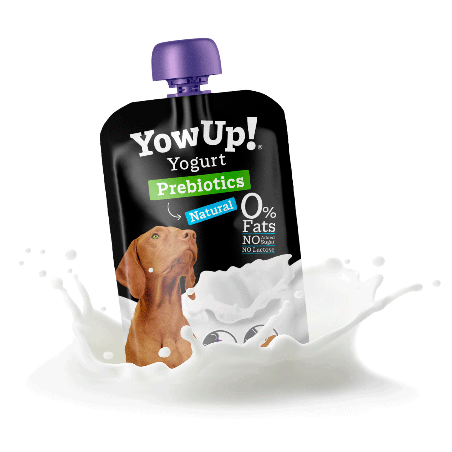 PACK X3 YOGURT NATURAL YOW UP PARA PERRO 115 GR - 4