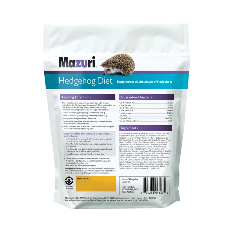 MAZURI ALIMENTO ERIZO DE TIERRA DIET 500 GR PACK X2 - 5