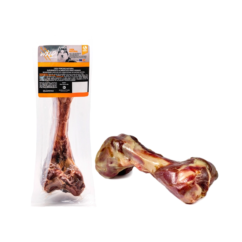 SNACK PERRO - HUESO JAMON 21CM X2 WILD - 3
