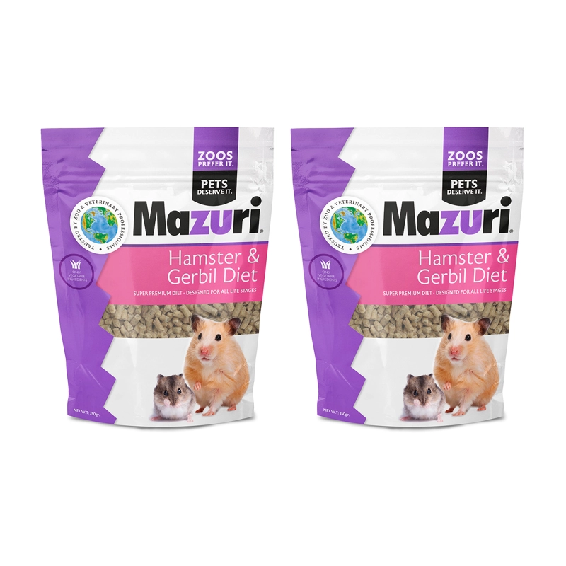 MAZURI ALIMENTO HAMSTER Y JERBO 350 GR PACK X2 - 1