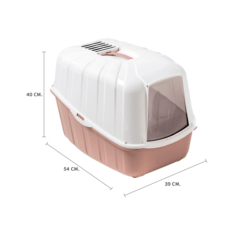 ARENERO GATOS MPS KOMODA CON FILTRO CARBÓN Y PALA ROSA OPACO - 2