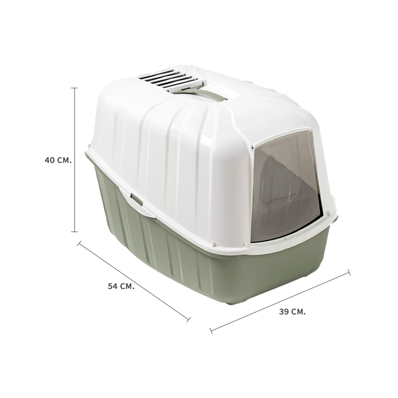 ARENERO GATOS MPS KOMODA CON FILTRO CARBÓN Y PALA VERDE OPACO - 2