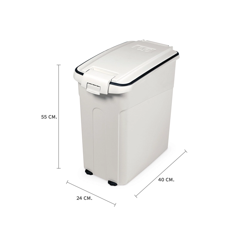 CONTENEDOR MPS HERMETICO ALIMENTO OTO 54LT BLANCO - 3