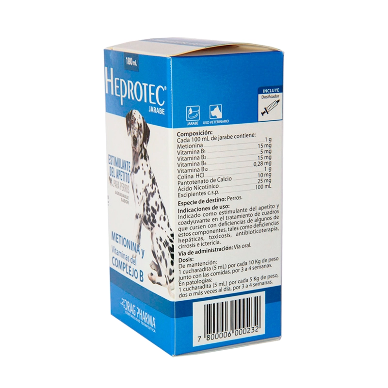 ESTIMULANTE DEL APETITO HERPOTEC 180 ML DRAGPHARMA - 2