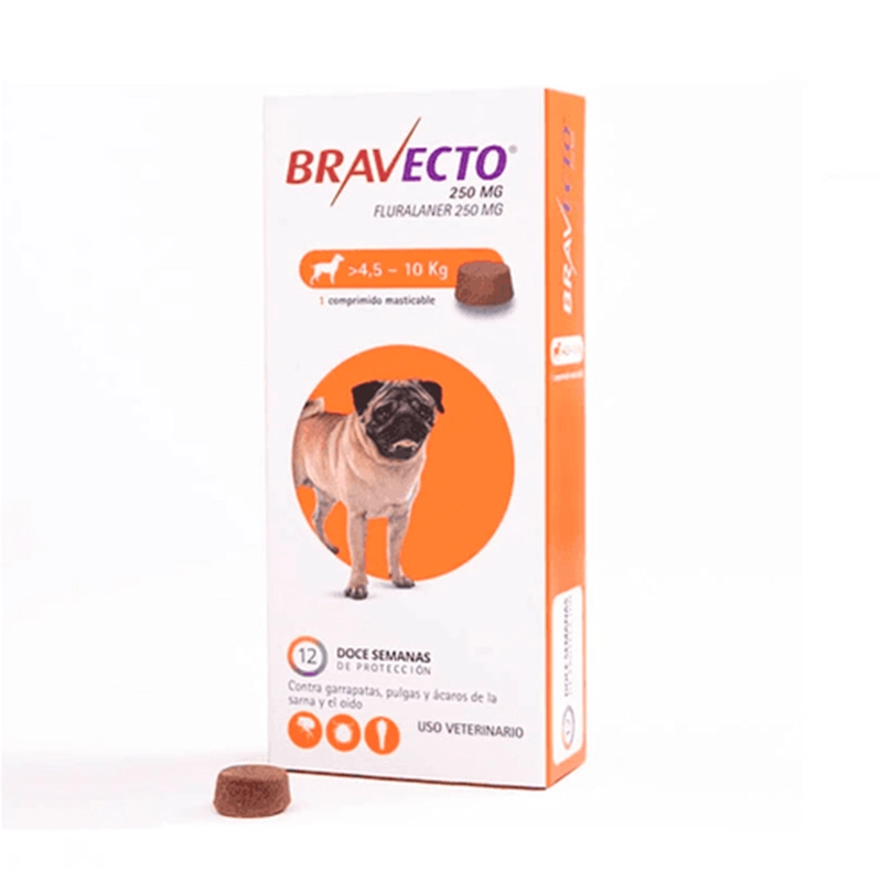BRAVECTO PERROS 1M 100 MG (4,5-10 KG) - 4