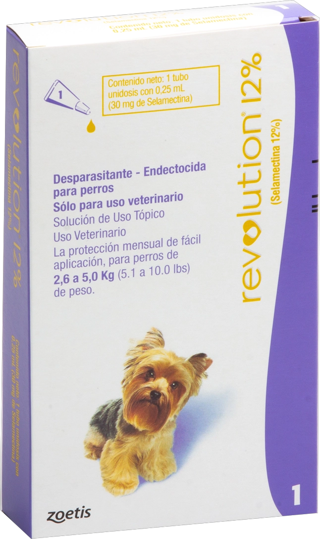 REVOLUTION 12% - 0.25 ML PERRO (2,6 - 5 KG) - 3