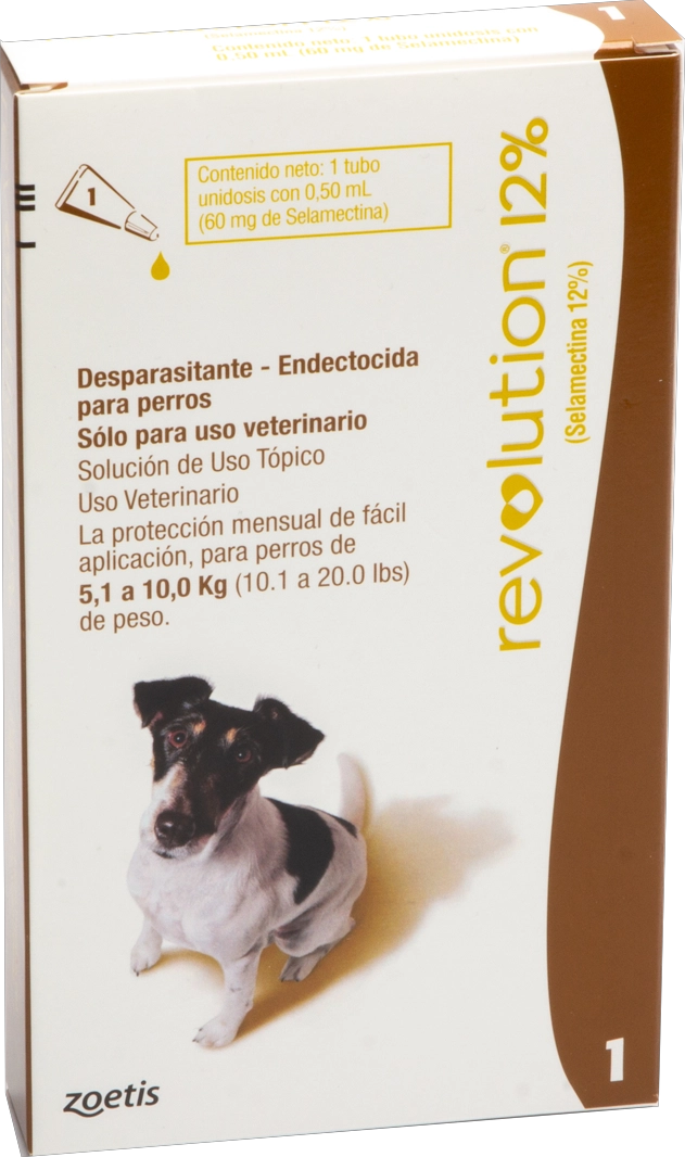 REVOLUTION 12% - 0.5 ML PERRO (5,1 - 10 KG) - 1