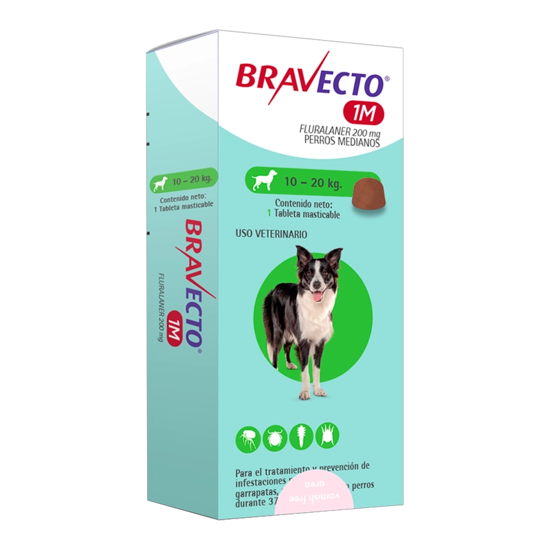 BRAVECTO PERROS 1M 200 MG (10-20 KG) - 3