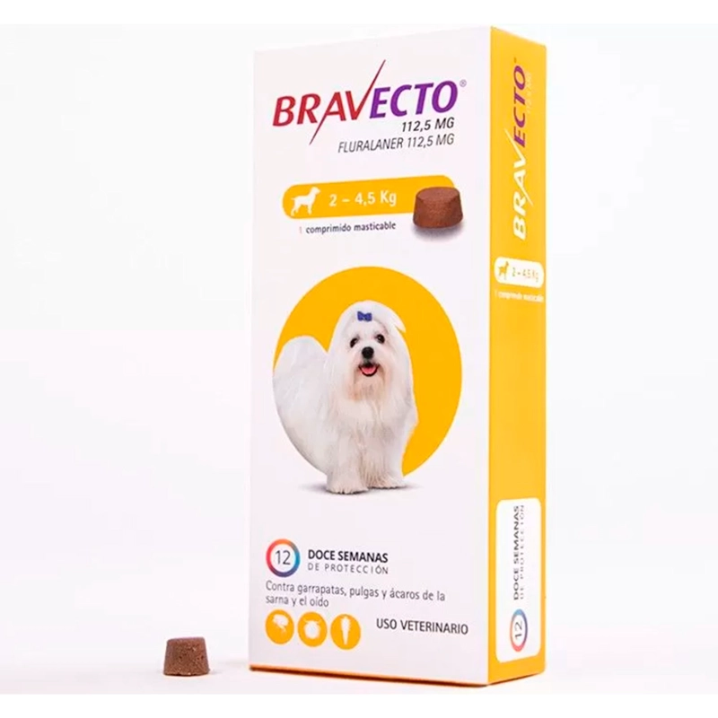 BRAVECTO PERROS 1M 45 MG (2-4,5 KG) - 3