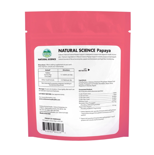 SUPLEMENTO NATURAL SCIENCE PAPAYA SUPPORT (33GR) - 2