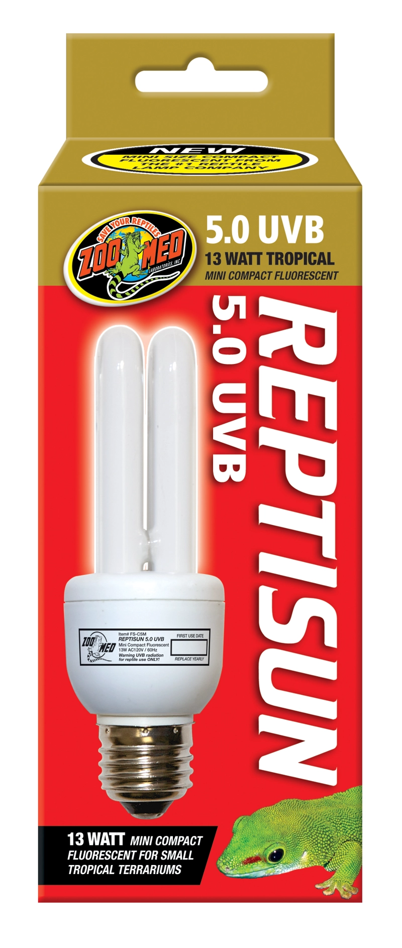 AMPOLLETA MINI 5.0 TROPICAL REPTISUN 13W - 1
