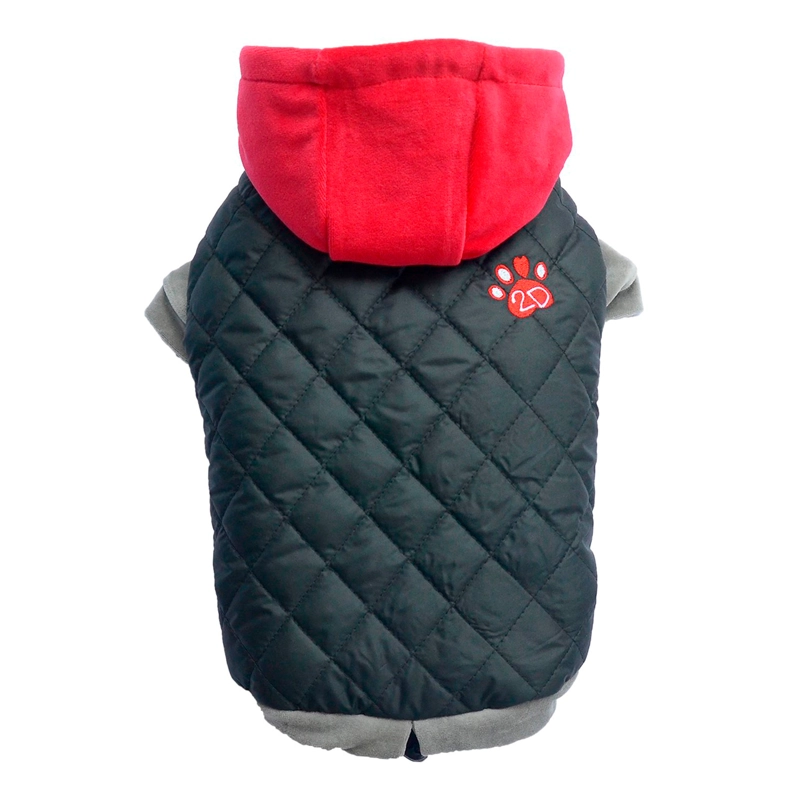 PARKA IMPERMEABLE ROJA Y NEGRA RAZAS GRANDES - XL - 2