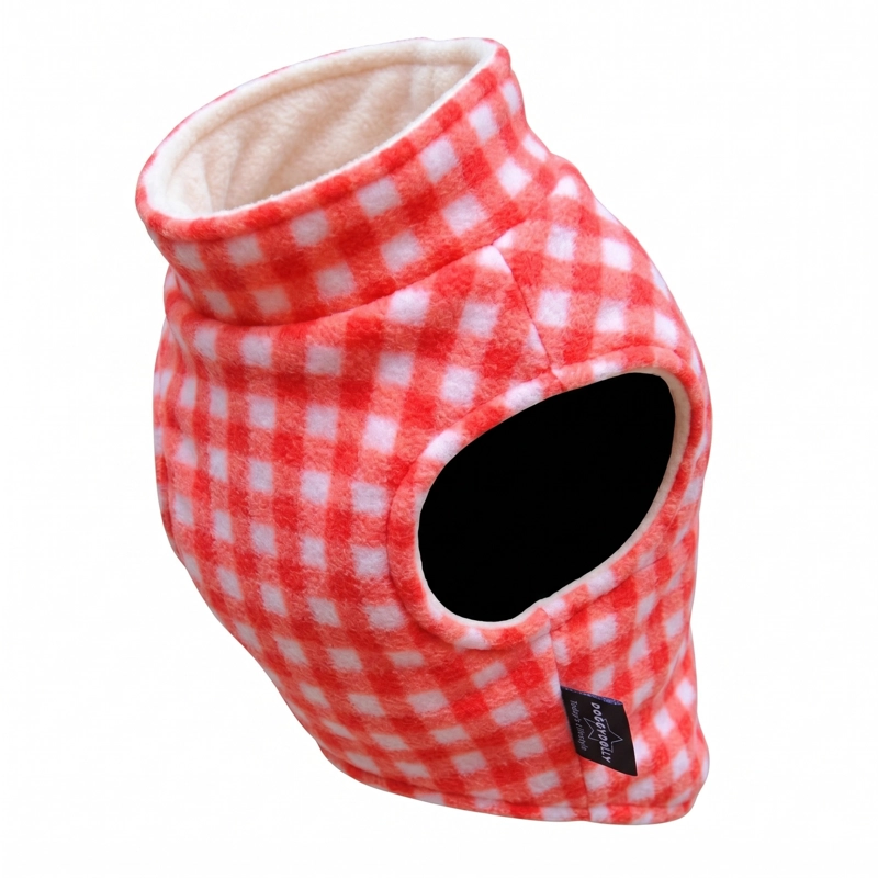 ABRIGO LENADOR ROJO RAZAS GRANDES TALLA S - 5