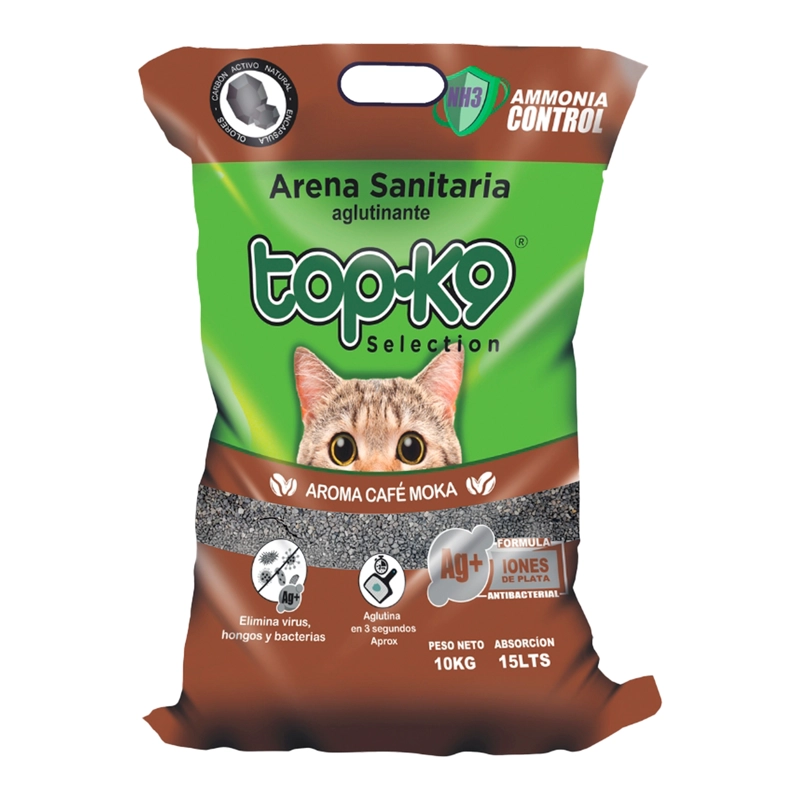 ARENA AGLUTINANTE IONES DE PLATA CAFE MOCKA 10 KG - 1