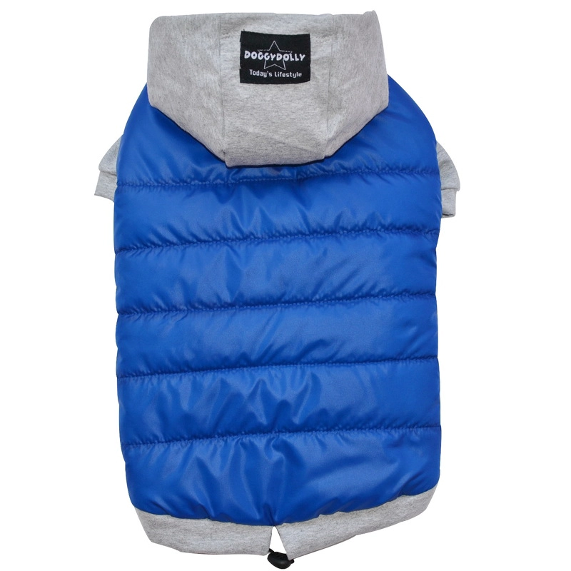 PARKA IMPERMEABLE AZUL Y GRIS RAZAS PEQUEÑAS - XXL - 2