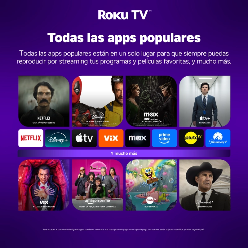 Smart TV Caixun LED 32" HD Roku TV C32V1HR - 6
