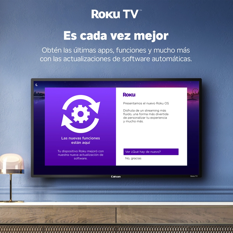 Smart TV Caixun LED 32" HD Roku TV C32V1HR - 9