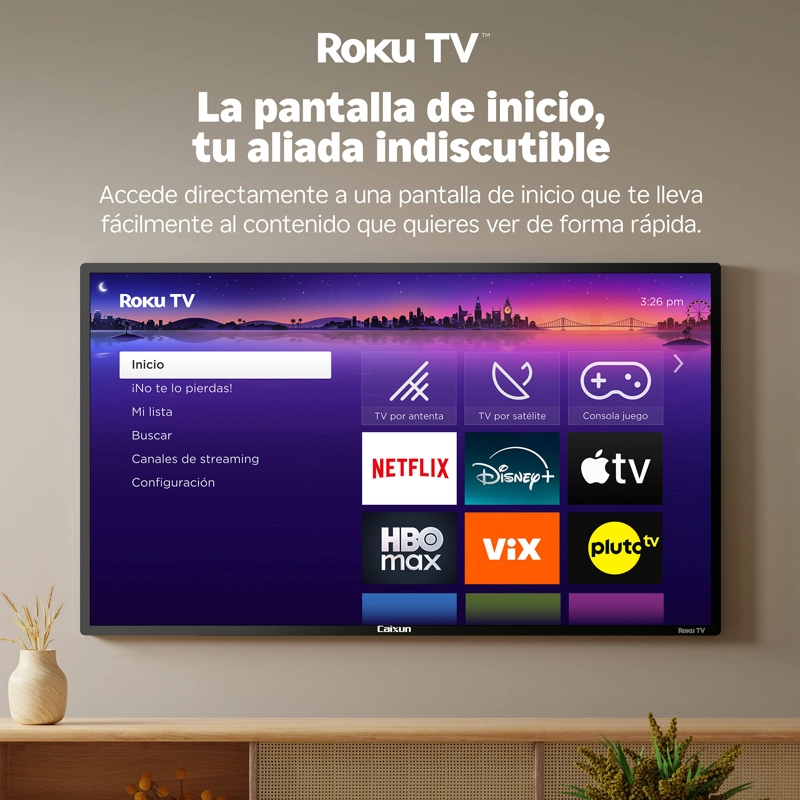 Smart TV Caixun LED 50" UHD 4K Roku TV C50V1UR - 2