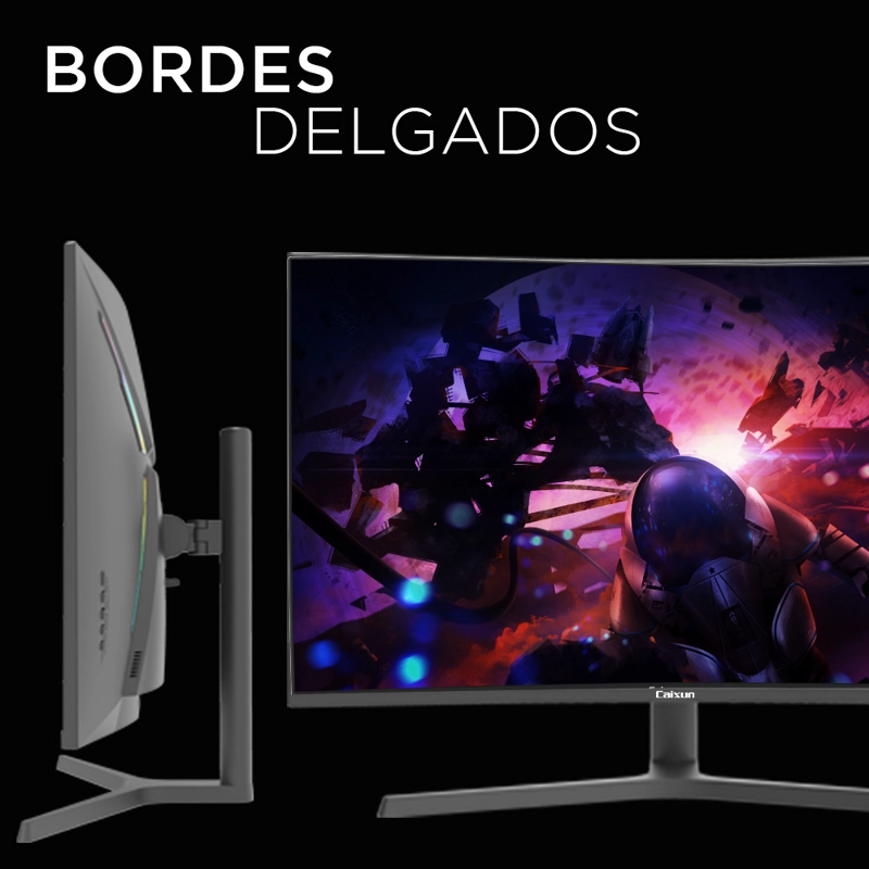 Monitor Gamer Curvo Caixun 32" QHD VA 1500R 165Hz HDMI DP USB 1ms C32C3Q - 8