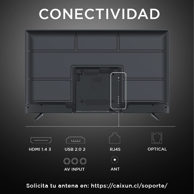 Smart TV Caixun LED 43" FHD Google TV C43V1FG - 5