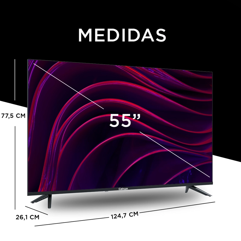 Smart TV Caixun LED 55" UHD 4K Google TV C55V1UG - 4