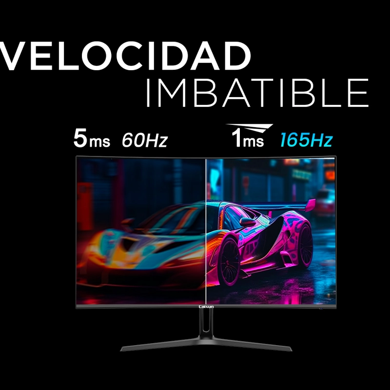 MONITOR GAMER CURVO CAIXUN 27' FHD VA 1500R 240HZ SRGB 128% HDMI 2.1 DP 1MS C27C1F - 6