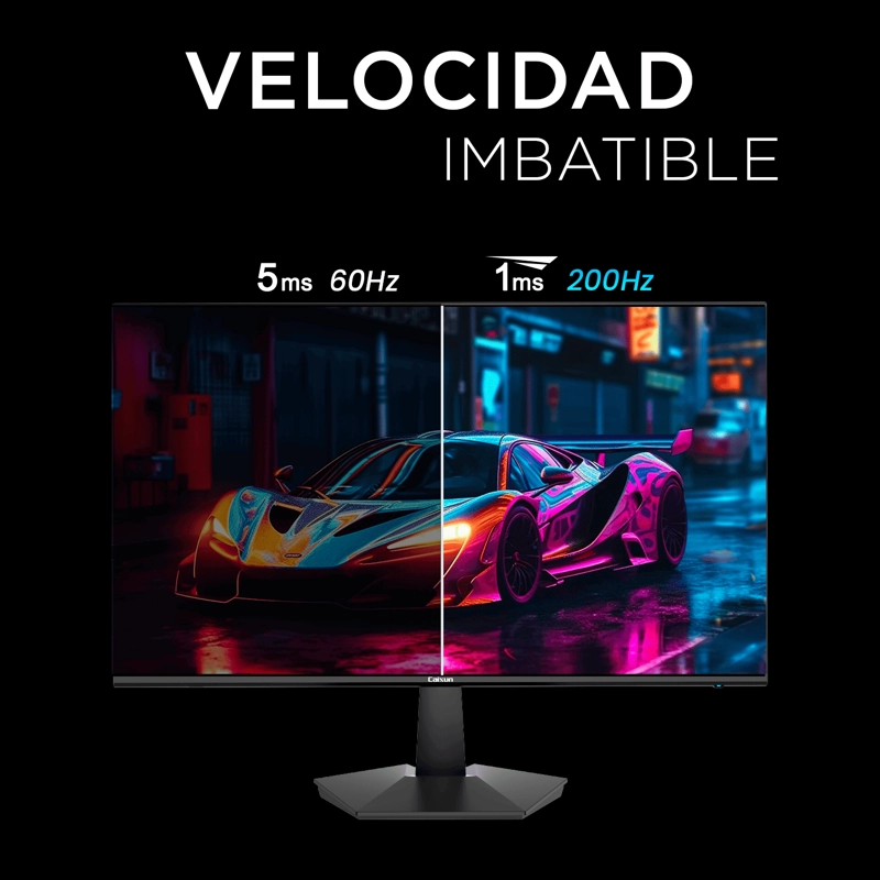MONITOR GAMER PLANO CAIXUN 24 FHD VA 200HZ HDMI DP 1MS C24X1F - 6