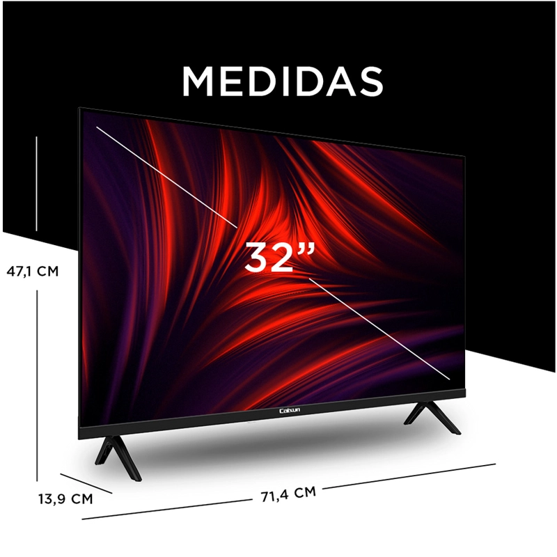 LED SMART TV CAIXUN GOOGLE TV 32' HD C32K1HG - 6