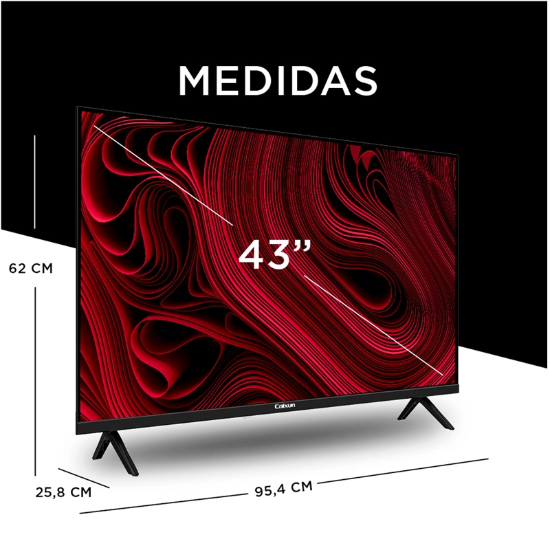LED SMART TV CAIXUN GOOGLE TV 43' FHD C43K1FG - 6