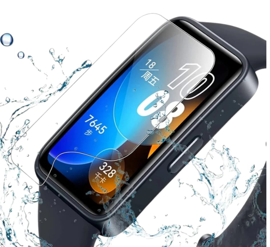PACK 3 LÁMINAS PROTECTORAS HIDROGEL SMARTBAND HUAWEI FIT 8-9 - 2