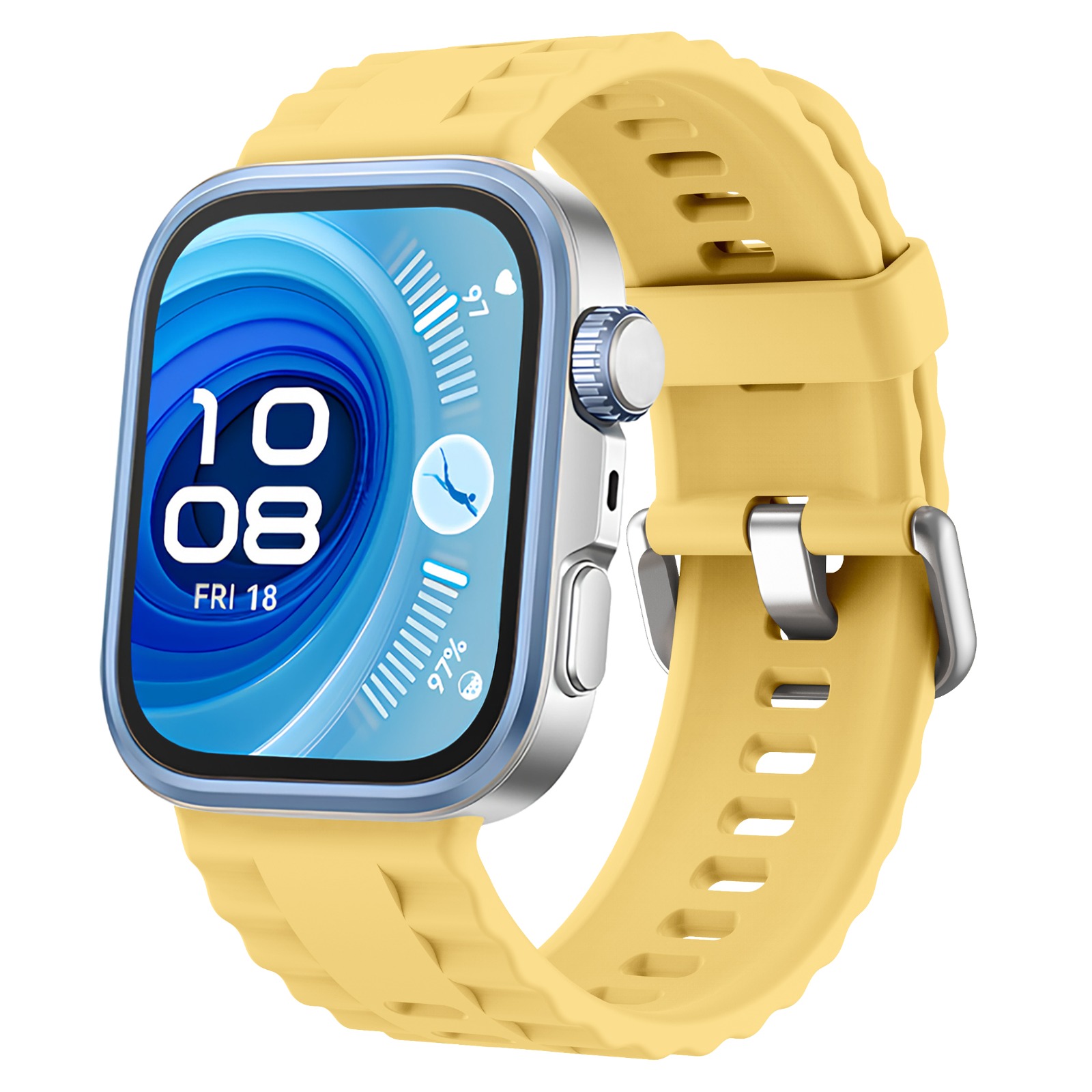 CORREA SMARTWATCH HUAWEI WATCH FIT3-FIT4 Y FIT4-PRO COLORES EN COLOR AMARILLO - 1