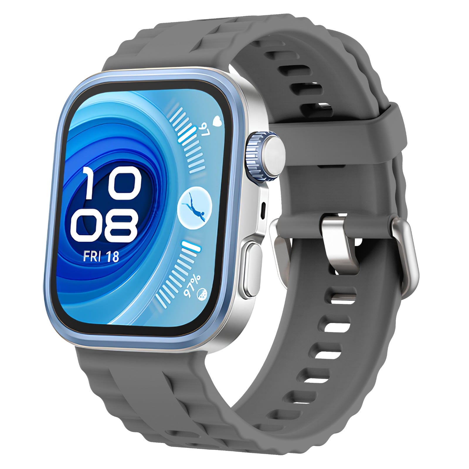 CORREA SMARTWATCH HUAWEI WATCH FIT3-FIT4 Y FIT4-PRO COLORES GRIS GRAFITO - 1