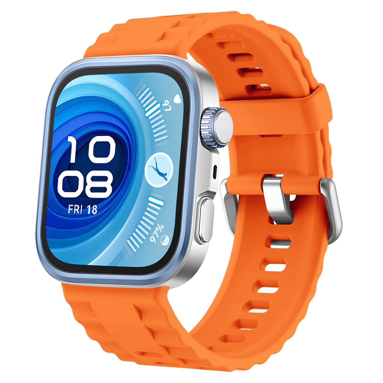 CORREA SMARTWATCH HUAWEI WATCH FIT3-FIT4 Y FIT4-PRO COLORES NARANJA - 1