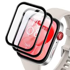 2 CARCASAS PANTALLA VIDRIO COMPATIBLE HUAWEI WATCH FIT3-4-5 - 2