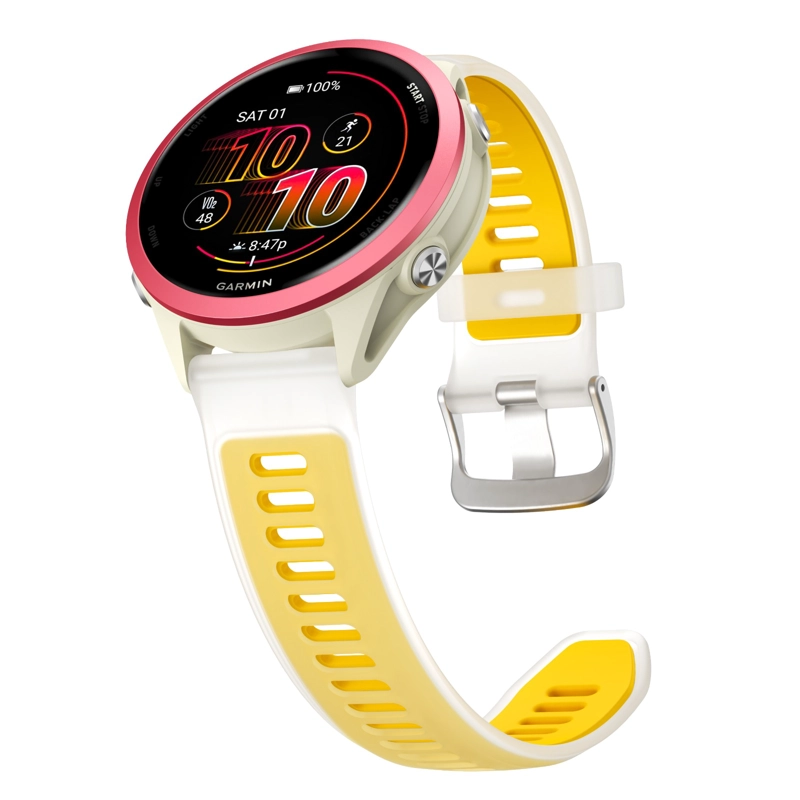CORREA 22MM BICOLOR COMPATIBLE HUAWEI GT/GARMIN/GALAXY 2.2 CM AMARILLO - 3