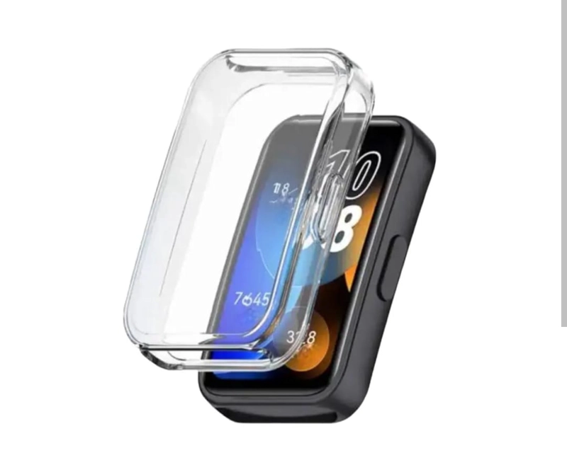 FUNDA O CARCASA TPU SIMIL HUAWEIWATCH SMARTBAND 8-9-10 TRANSPARENTE - 2